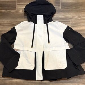 Kate Spade Black and White Women's Jacket size XXS